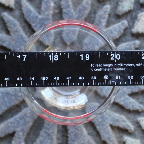 Vintage Coors Red Logo Bubble Glass – Beer Goblet Chalice – 5.5" – Breweriana - Picture 5 of 7